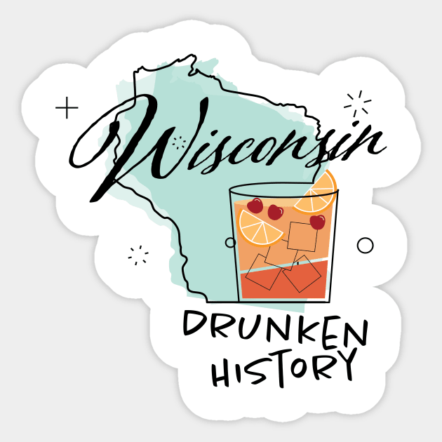 50's Supper Club Sticker by Wisconsin Drunken History